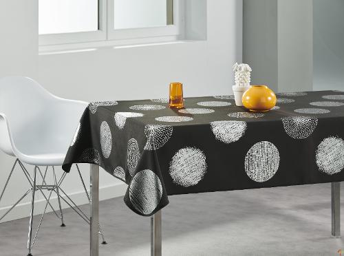 Nappe rectangulaire Noir – anti tâche