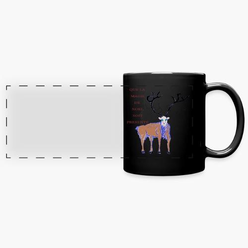 T-Shirt Le renne bleu Mug panoramique uni