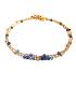 Bracelet double rangs Aventurine bleue (CLARY SCOTT PARIS)