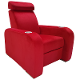 Fauteuil Home Cinéma Motorisé DESIGN ULTRA Class SELECT / Tissu Aspect Lin
 (CCOMOCINE PULSE)