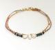 Bracelet double Lurex et Saphir (CLARY SCOTT PARIS)