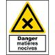 Panneau danger matieres nocives A3 (NORMEQUIP)