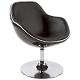 Fauteuil design RHONE rotatif (noir) (MAISON TECHNEB)