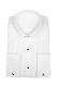 Chemise de cérémonie blanche à petit col avec plastron (ZED BY)