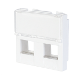 Plastron RJ45 Double 45x45 (MTFIBERTECH / ELECIE STORE)