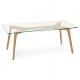 Table basse style scandinave HENNA (transparent) (MAISON TECHNEB)