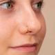 Faux piercing au nez : Ines - strass (LUNIFIA)