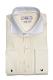 Chemise col italien blanc ivoire col blanc (ZED BY)