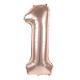 Ballon Chiffre 1 Rose Gold - 86 CM (TABLE FESTIVE)