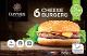 E720 : Din'Halal Cheeseburger 6x125gr 750gr (6pc par colis) (DOGAL FOOD)
