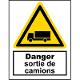 Panneau danger sortie de camion A3 (NORMEQUIP)