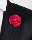 Broche-fleur rose fushia (ZED BY)