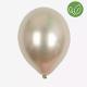 5 Ballons Dorés Chromés 100 % Biodégradables (TABLE FESTIVE)
