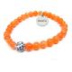 Bracelet fantaisie orange personnalisé - 1547 (FRANCKS SAS - BIJOULIA)