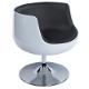 Fauteuil design TARN rotatif (noir et blanc) (MAISON TECHNEB)