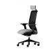 Fauteuil Wi Max résille noire - assise tissu-coque noire SOKOA (ERGOFFICE)